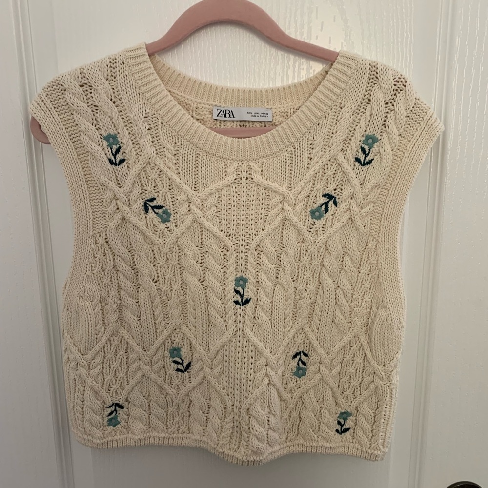 Zara Floral Vest Top